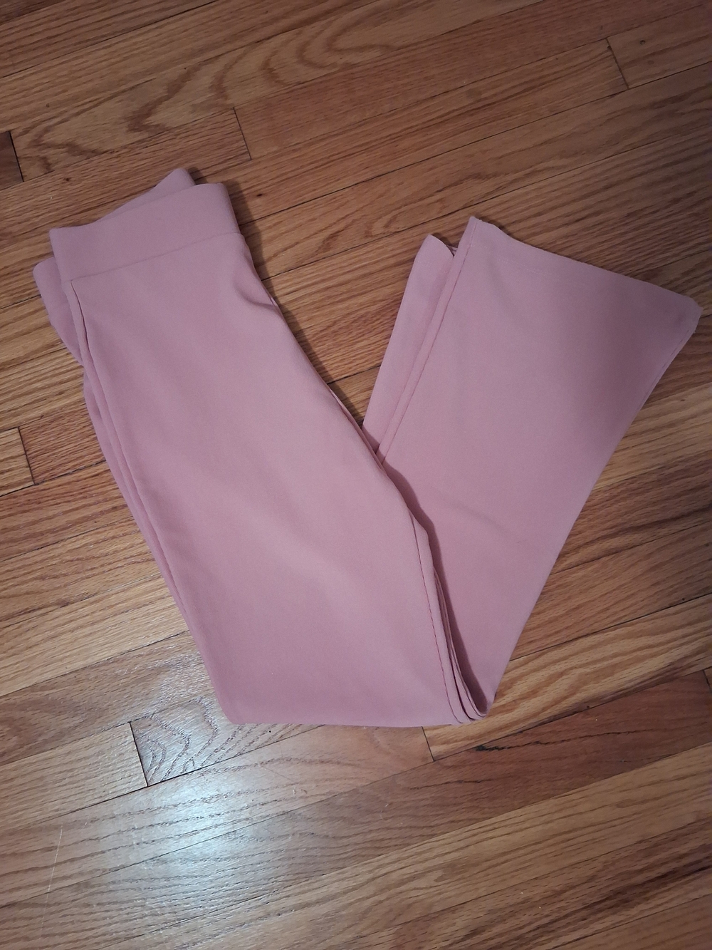Zara Pink Wide-Leg Jumpsuit Pants
